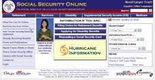 Social Security Website 