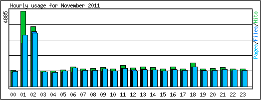 Hourly usage