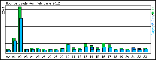 Hourly usage