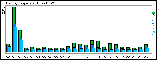 Hourly usage