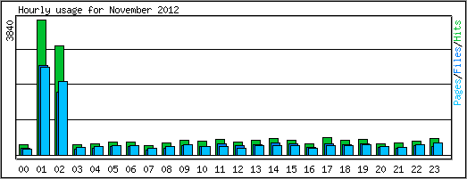 Hourly usage