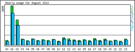 Hourly usage