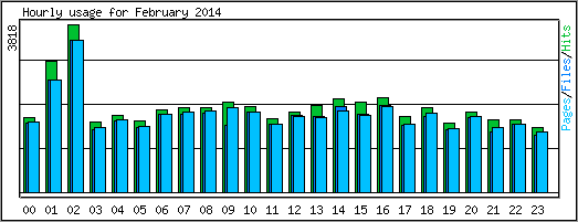 Hourly usage