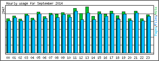 Hourly usage