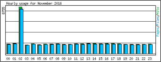 Hourly usage