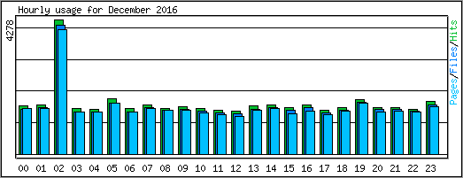 Hourly usage